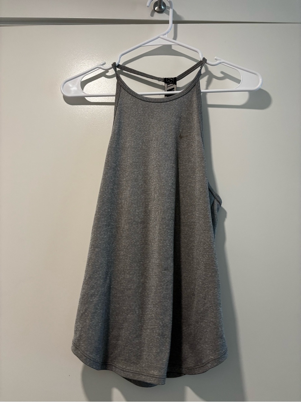 Nike Women's Heather Gray High Neck Swing Tank